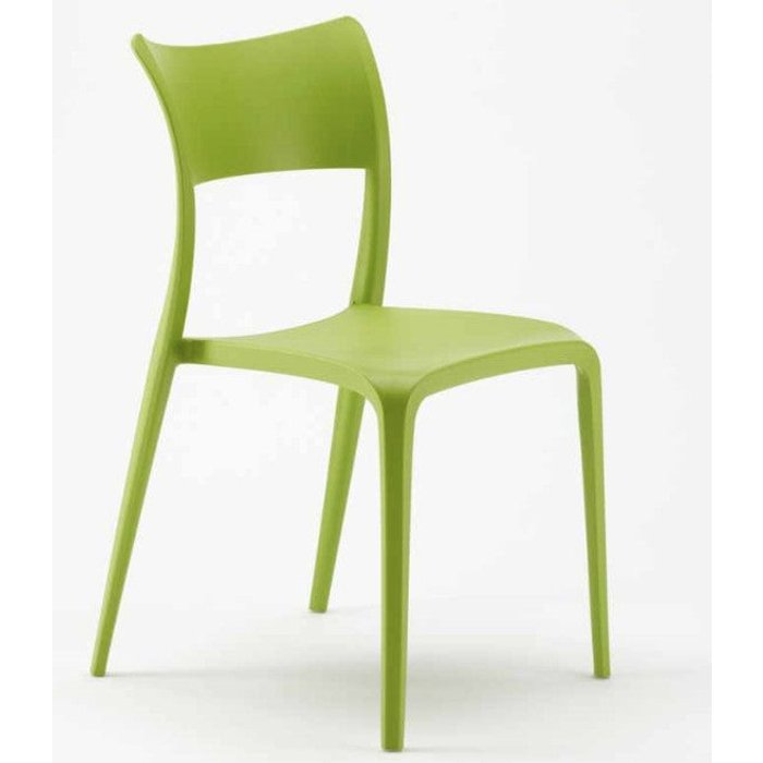 Silla apilable lozana-color gris