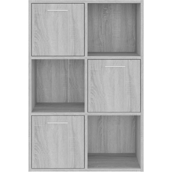 Mueble de almacenaje gris sonoma 60x29,5x90 cm – comfortxl