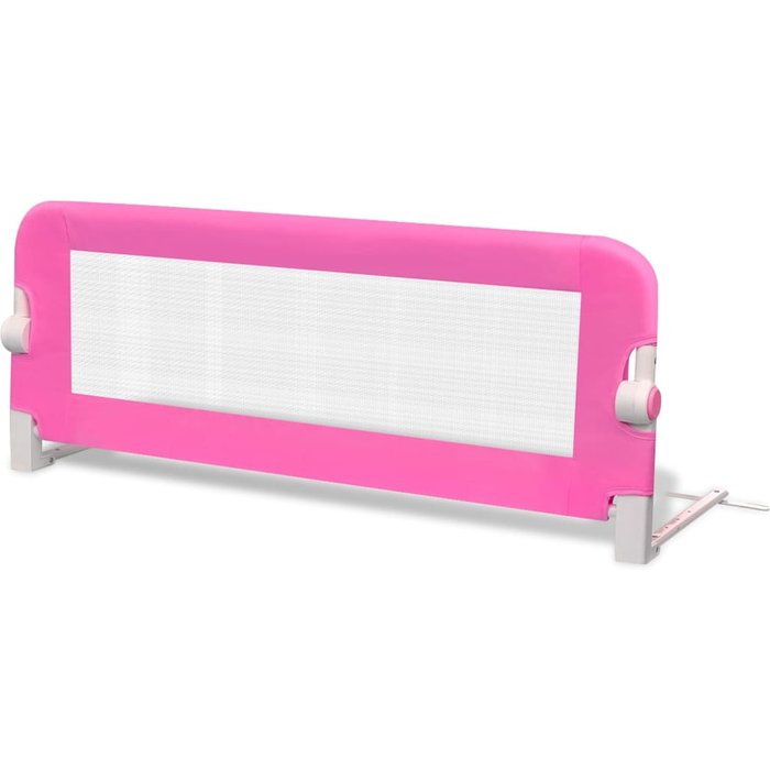 Barandilla de seguridad cama de ni?o 102x42 cm rosa - comfortxl