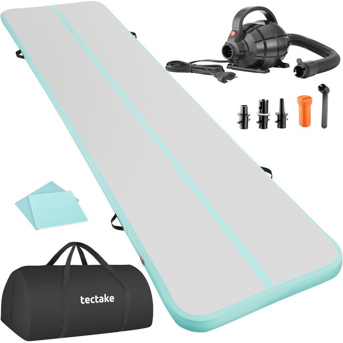 Tectake colchoneta de entrenamiento inflable airtrack inflable