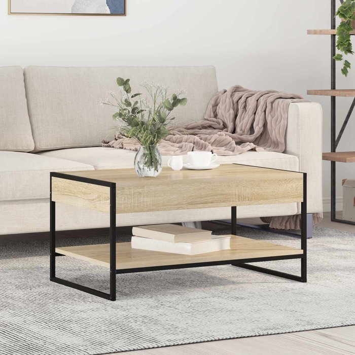 Maison exclusive - mesa de café sonoma 80 x 50 x 40 cm madera contrachapada