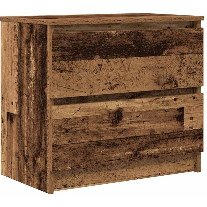 Mueble de tv de madera antigua 60x35x54 cm madera ingeniería - comfortxl