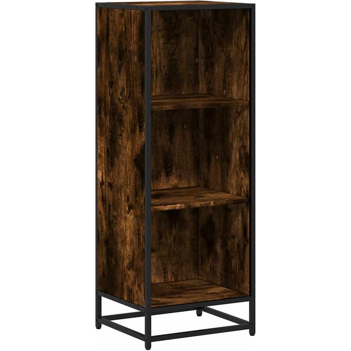 Estantería madera ingeniería color roble ahumado 40x35x107,5 cm – comfortxl