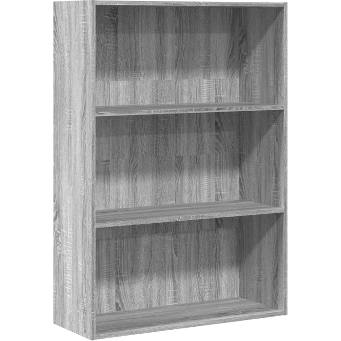 Estantería de madera de ingeniería gris sonoma 80x30x114 cm – comfortxl