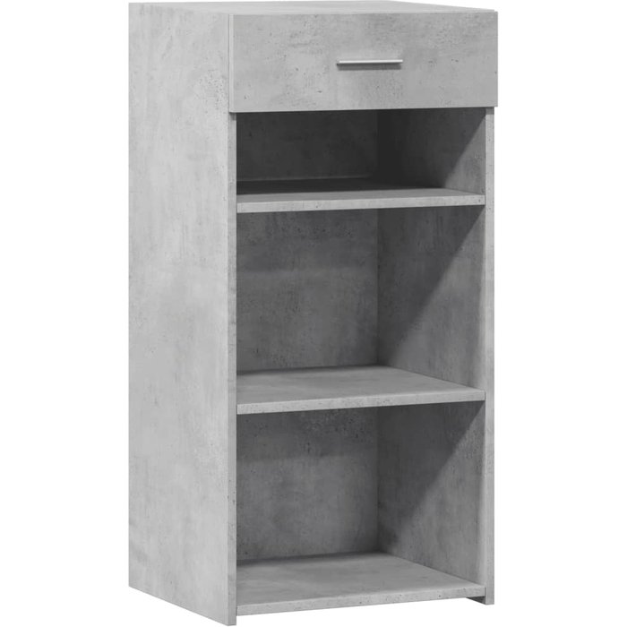 Aparador madera de ingeniería gris hormigón 45x42,5x93 cm - comfortxl