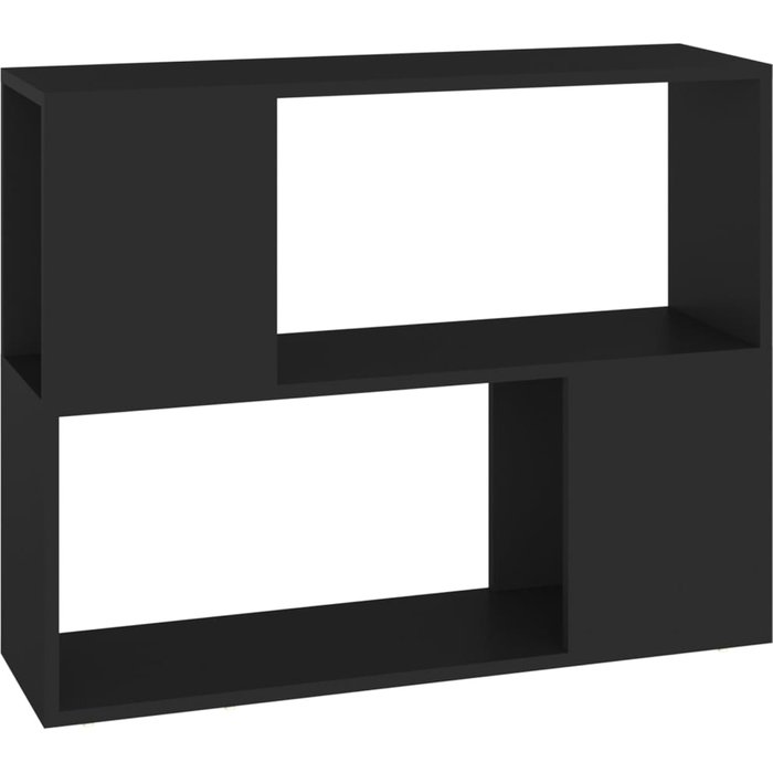 Mueble para tv madera contrachapada negro 80x24x63 cm - comfortxl