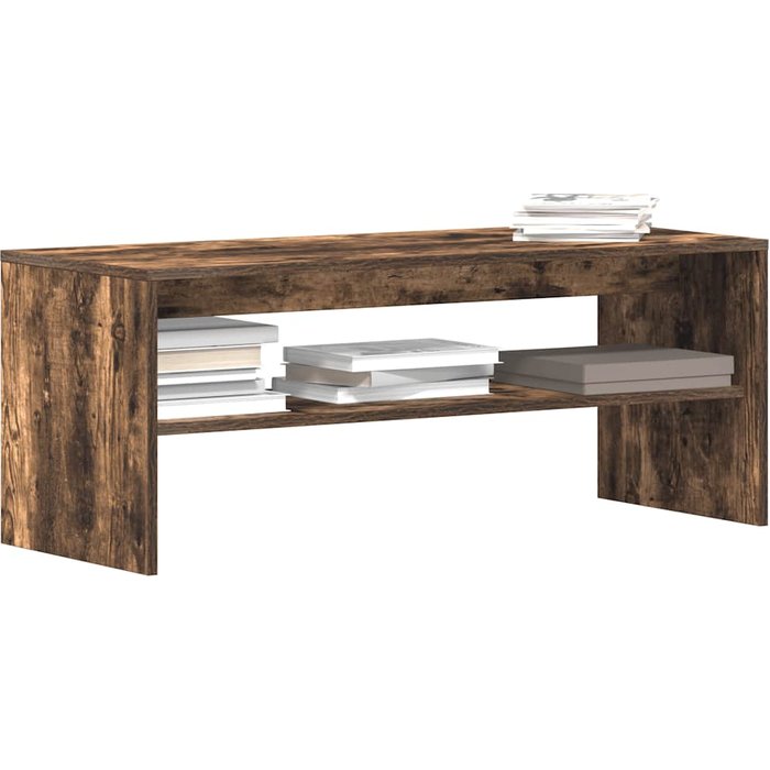 Maison exclusive - mueble de tv madera contrachapada roble ahumado 100x40x40 cm