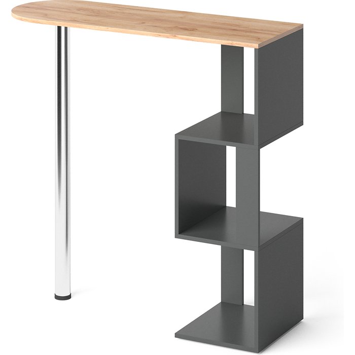 Vicco mesa de bar vincent, roble dorado, 113 x 39.8 cm