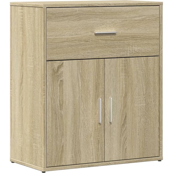 Aparador de madera de ingeniería roble sonoma 60x31x70 cm - comfortxl