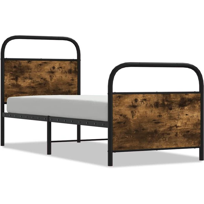 Estructura cama sin colchón 75x190 cm madera contrachapada — comfortxl