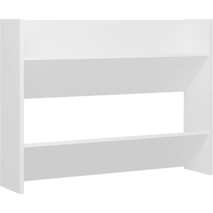 Zapatero de pared de contrachapado blanco 80x18x60 cm - comfortxl