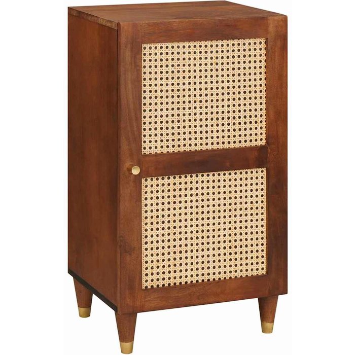 Aparador marrón 40 x 33,5 x 75 cm madera de mango maciza vidaxl