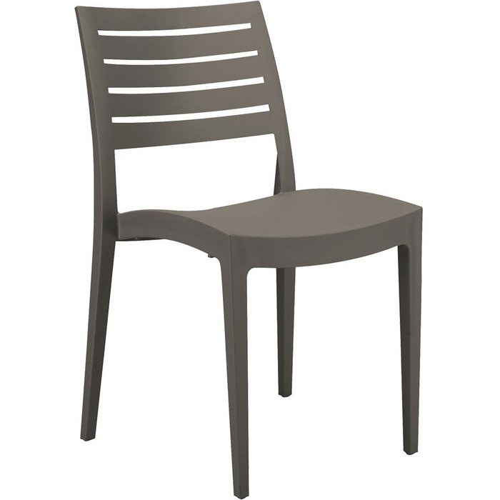 Sedia in polipropilene bianco