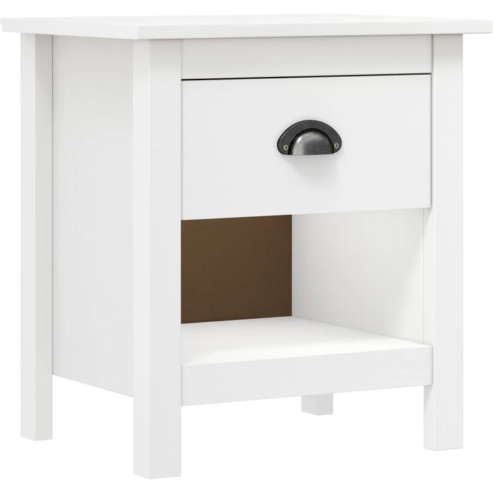 Mesitas de noche 2 uds hill 46x35x49,5 cm madera maciza de pino