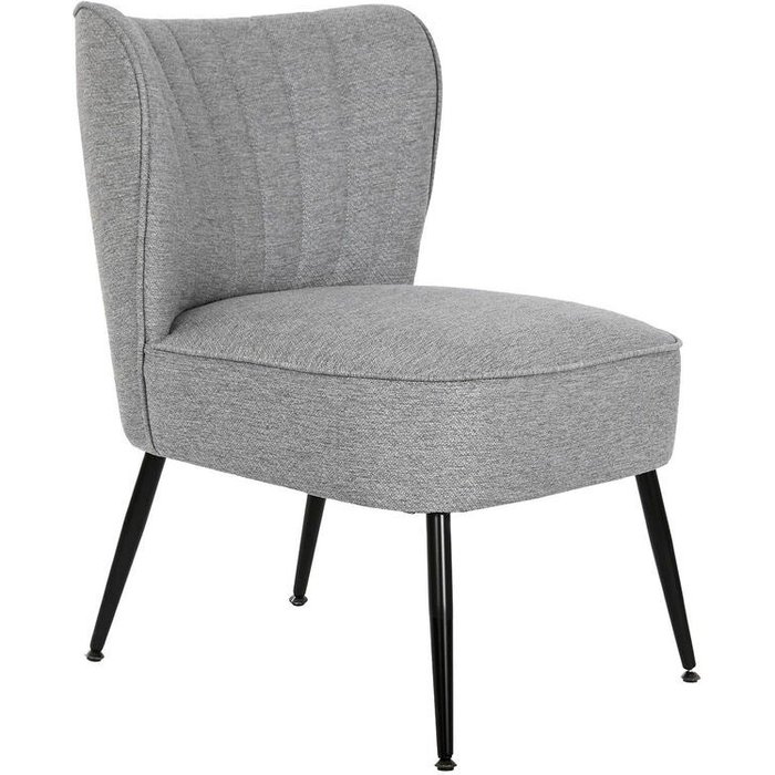 Sillón dkd home decor gris metal 55 x 64 x 72,5 cm