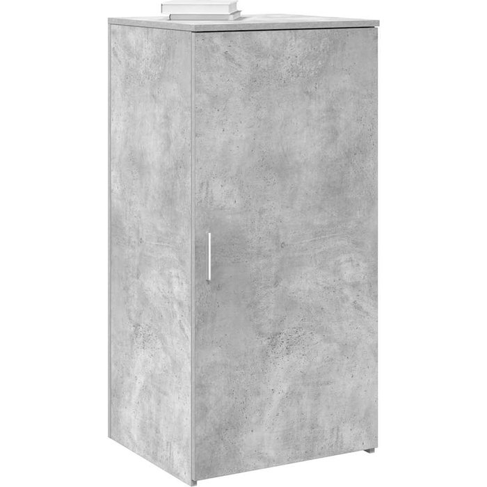 Armario de madera de ingeniería gris hormigón 50x45x103,5 cm vidaxl
