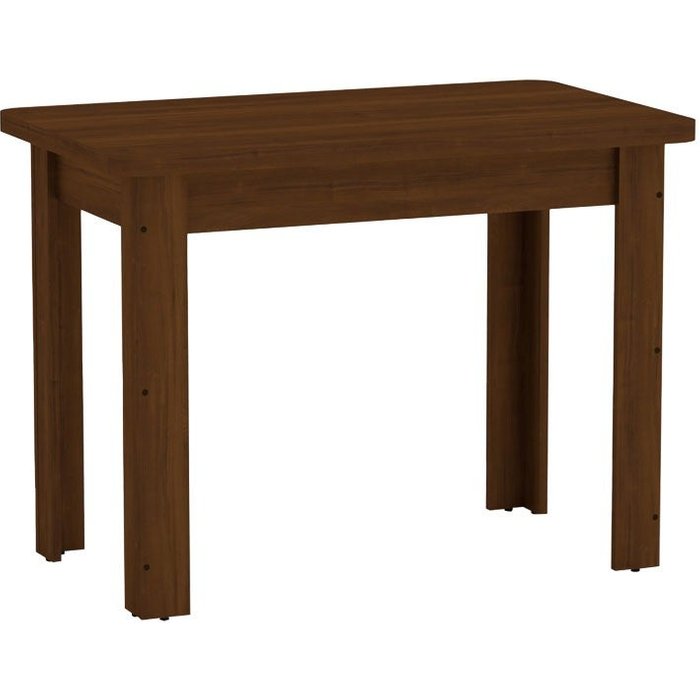 Mesa de comedor melamina en color nogal 100x60x73,5cm