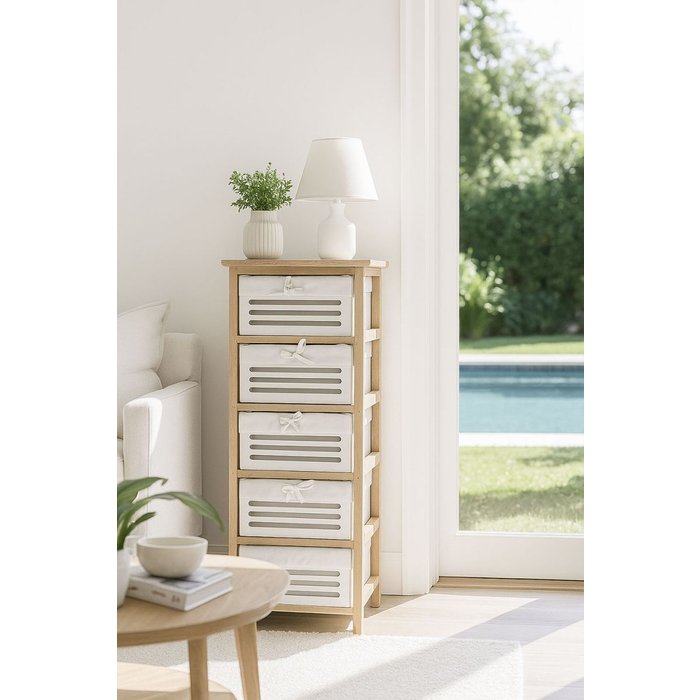 Regalos miguel - muebles auxiliares - cajonera ancha nuvio 5 cajones