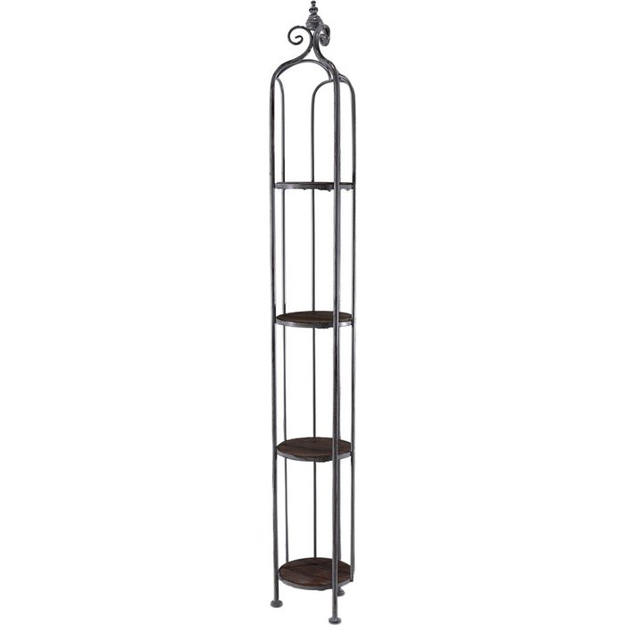 Estanteria expositor gris 22x22x159