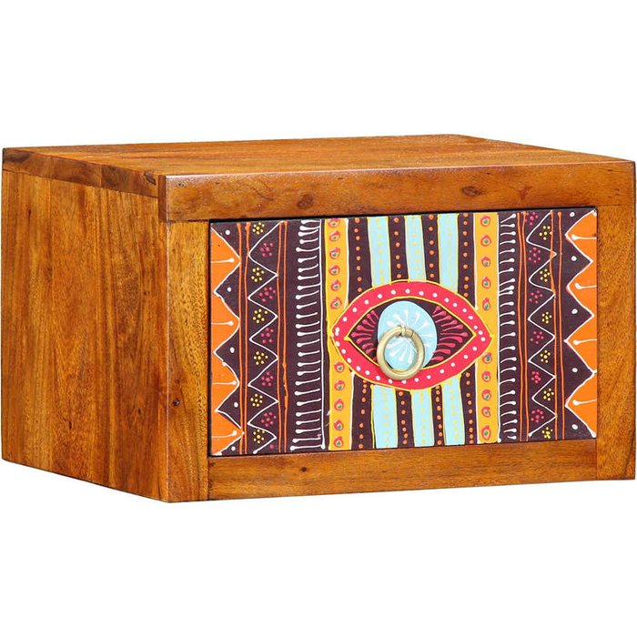 Maison exclusive - armario de noche con cajón marrón 35 x 30 x 22 cm