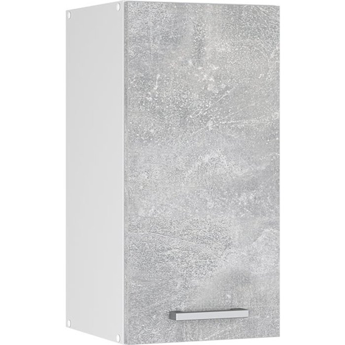 Vicco mueble alto universal r-line, hormigón, 40 cm con estantes abiertos