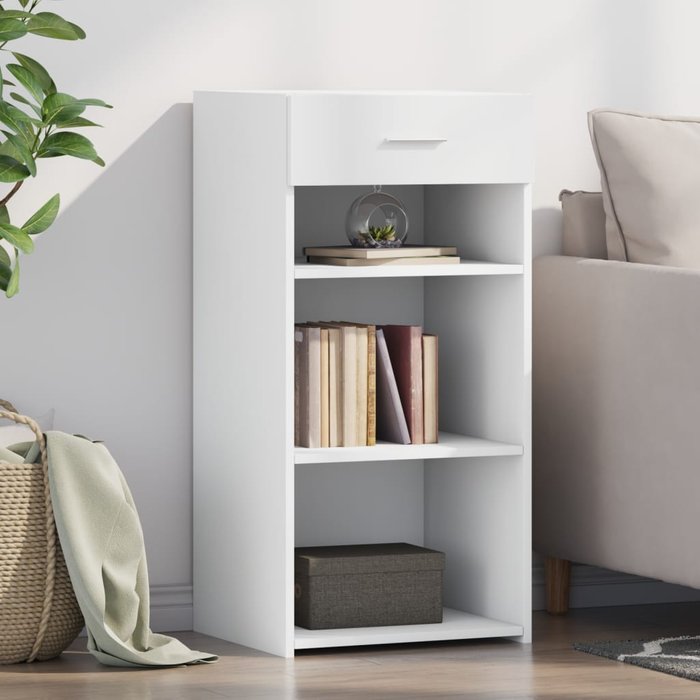 Vidaxl aparador madera de ingeniería blanco 45x42,5x93 cm