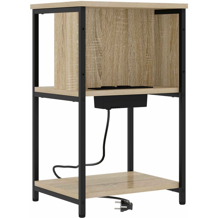 Mesita de noche sonoma oak 38 x 31 x 61 cm