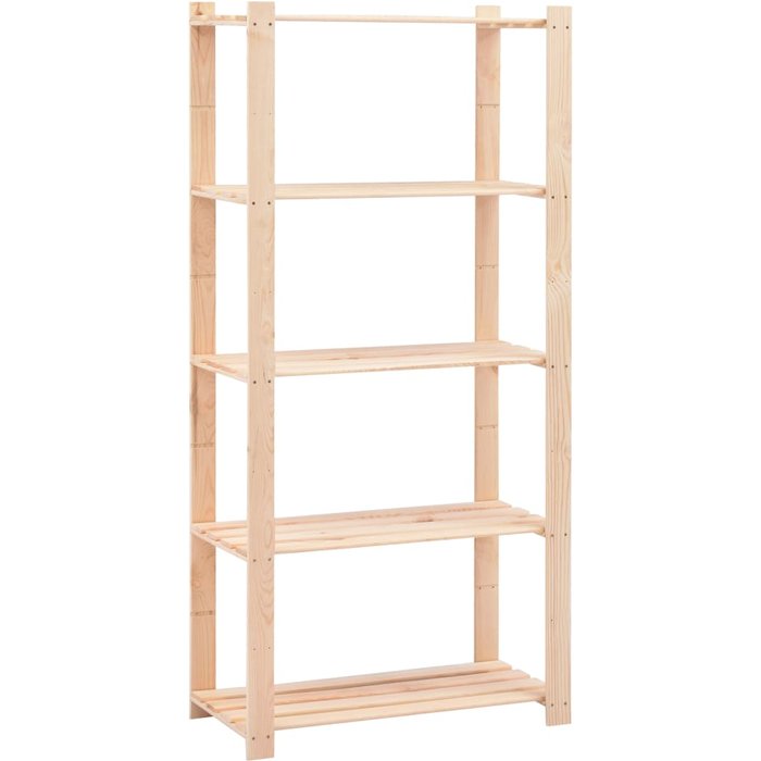 Maison exclusive - estantería almacenaje 5 niveles madera pino maciza 250 kg