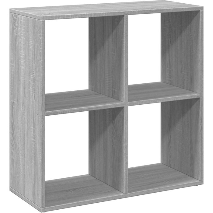 Librería divisor madera ingeniería gris sonoma 69,5x29x69,5 cm cfw36080
