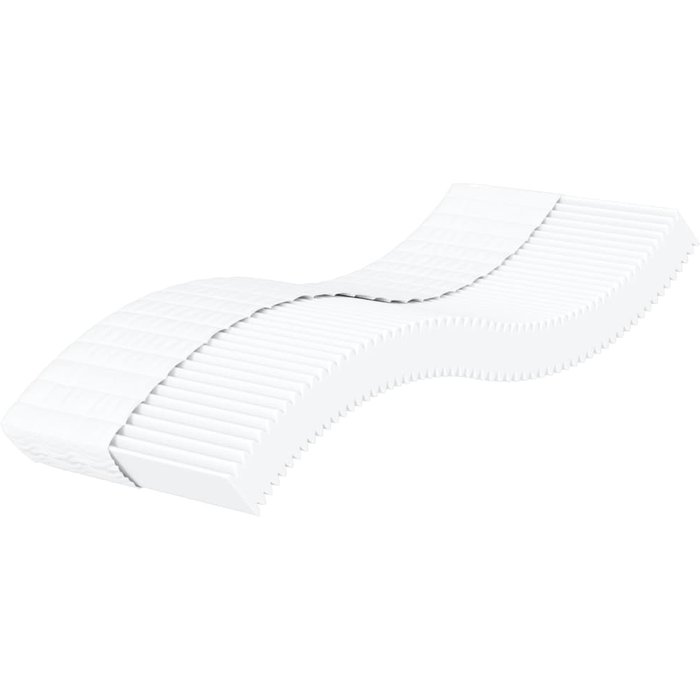 Colchón de espuma dureza h2 h3 blanco 90x220 cm vidaxl