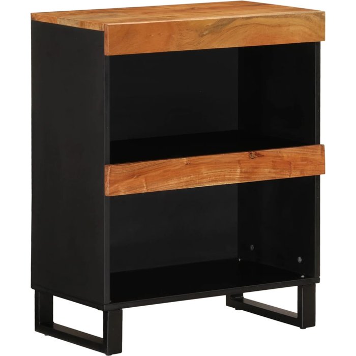 Mueble auxiliar 60x33x75 cm madera maciza de acacia