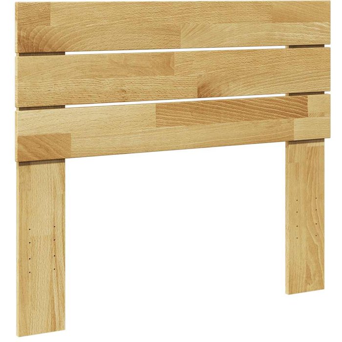 Cabecero de madera maciza de roble de 80 cm