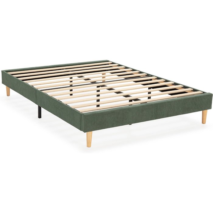 Base tapizada bari 150x190 cm color verde