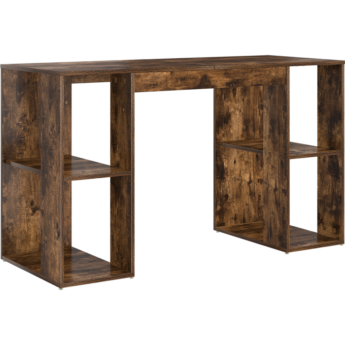 Escritorio marrón roble ahumado madera maciza mediano cfw53869