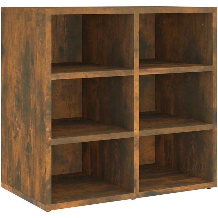 Mueble zapatero color roble ahumado 52,5x30x50 cm - comfortxl