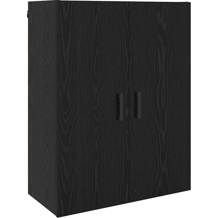 Aparador | mueble de pared roble negro 69.5 x 34 x 90 cm