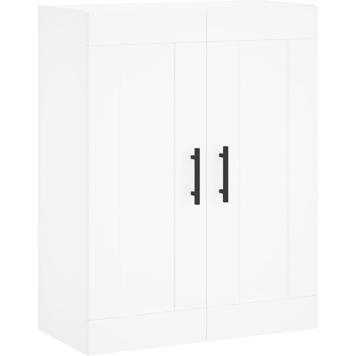 Armario de pared madera de ingeniería blanco 69,5x34x90 cm