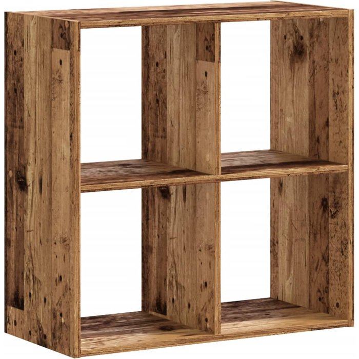 Estantería madera ingeniería color envejecido 68,5x32x68,5 cm – comfortxl