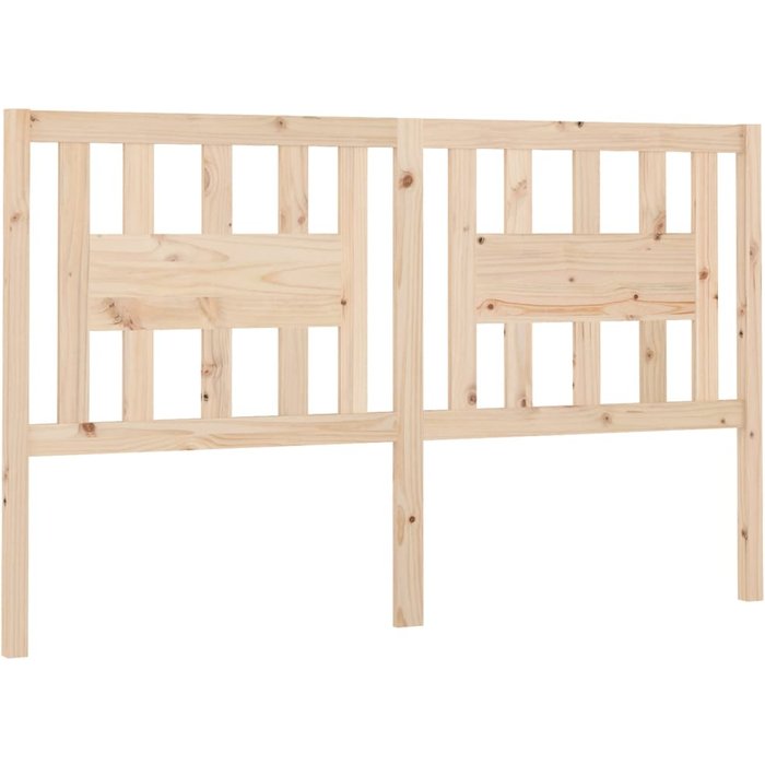 Cabecero cama - mueble cabecero madera maciza de pino 141x4x100 cm