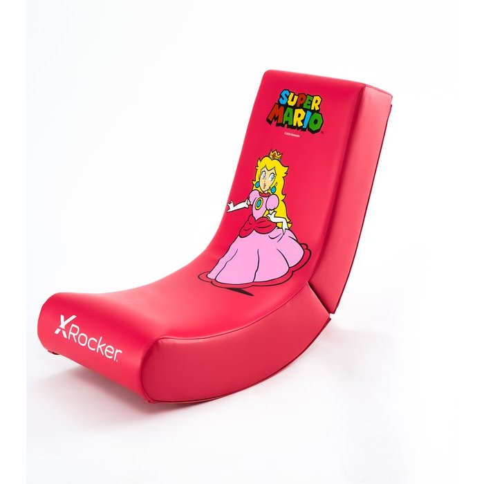 Silla gaming x rocker super mario princesa peach