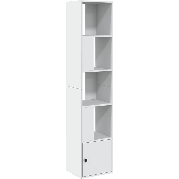 Estantería de madera de ingeniería blanca 40x36x189 cm – comfortxl