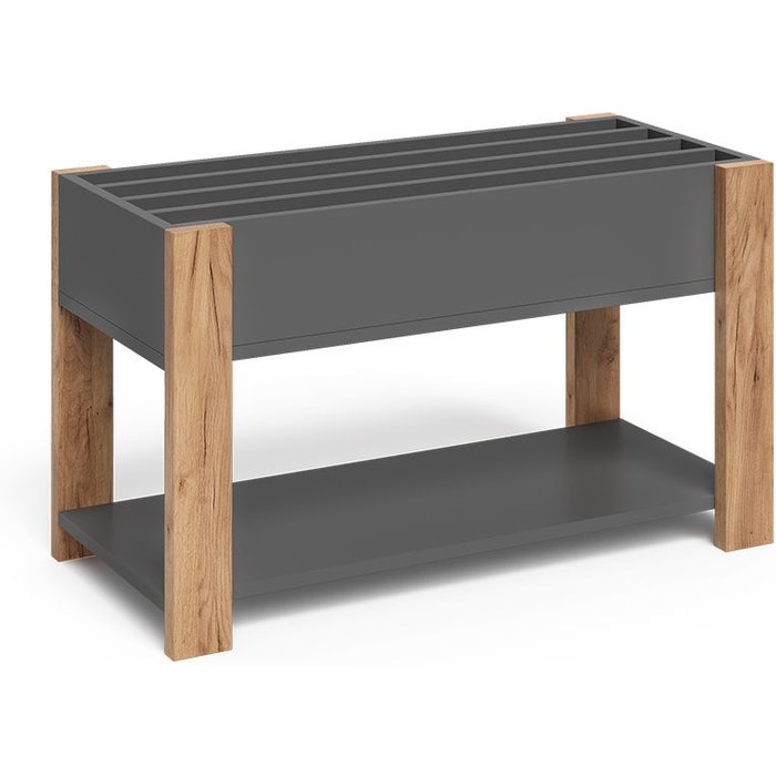 Vitalispa estantería infantil malia, gris/artisan, 80 x 46 cm