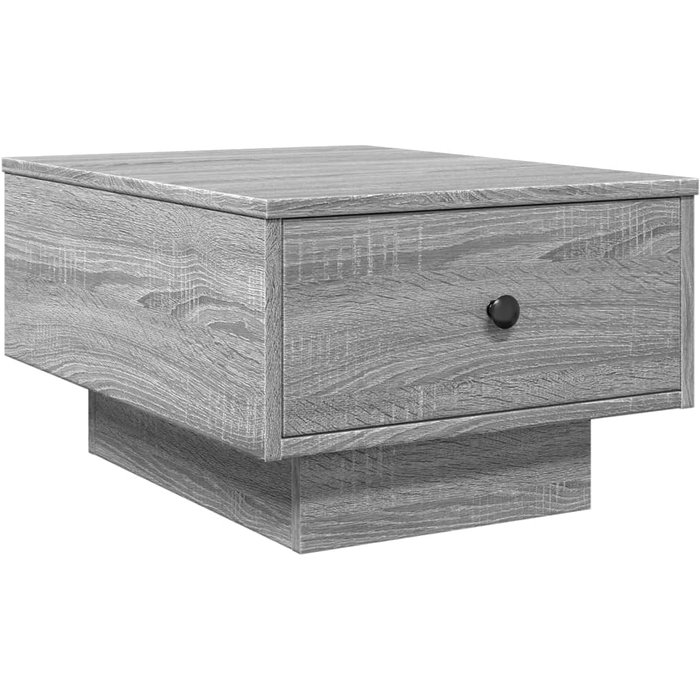 Mesa de centro madera contrachapada gris sonoma 60x45x31 cm - comfortxl