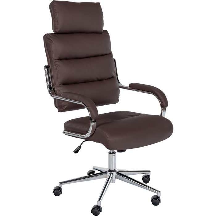 Silla de oficina campo marrón