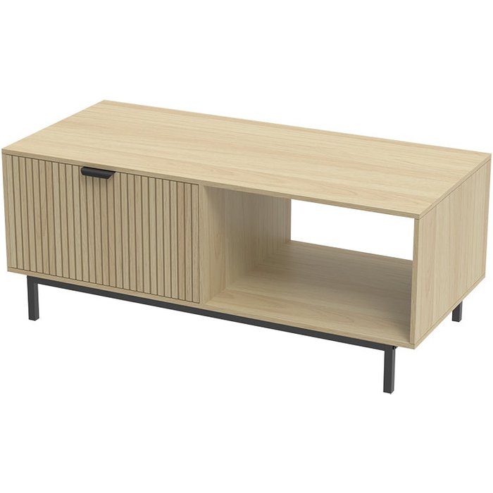 Vicco mesa de centro lennox, roble, 110 x 50 cm