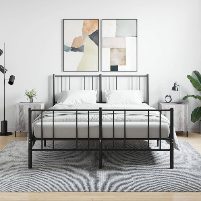 Maison exclusive - mesitas noche 2 uds madera ingeniería gris sonoma 40x40x50 cm