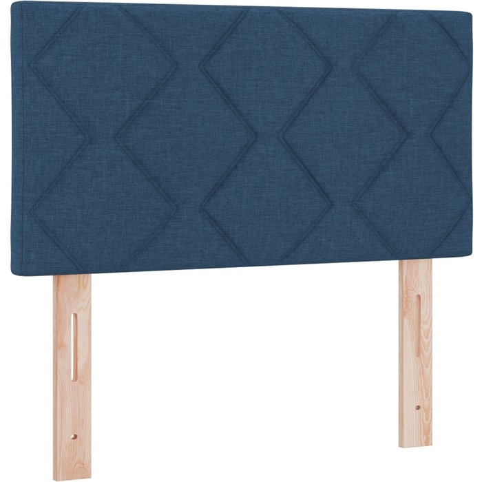 Cabecero diseño de bloques de diamante azul 80 cm tela cfw8297671