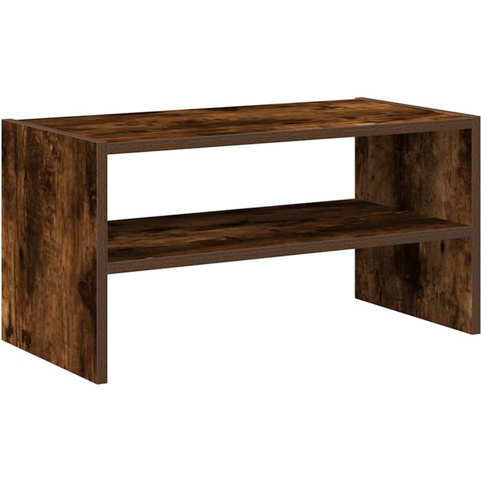 Zapatero apilable roble ahumado 60x30x30,5 cm - comfortxl