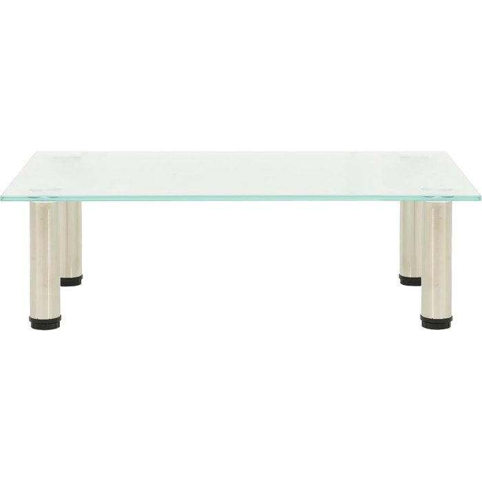 Mueble para tv de vidrio templado esmerilado 60x35x17 cm - comfortxl