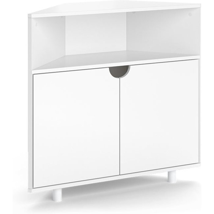 Vicco aparador inaro, blanco, 79 x 76 cm con 3 compartimentos